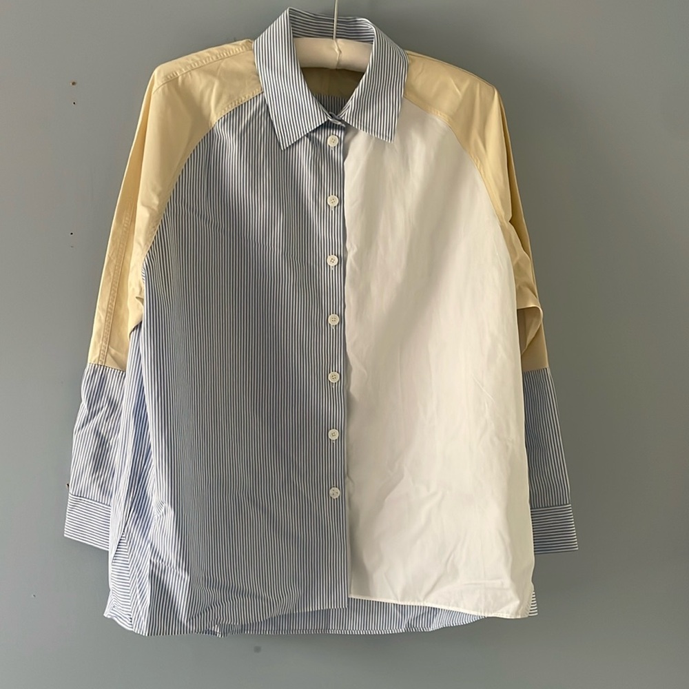 Lafayette 148 New York Cotton Tunic Blouse